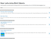 Tablet Screenshot of noorlailaaniza.blogspot.com