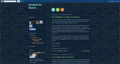 Desktop Screenshot of hooked-on-quack.blogspot.com