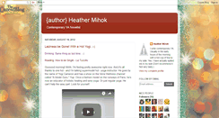 Desktop Screenshot of heathermihok.blogspot.com