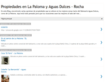 Tablet Screenshot of lapalomayaguasdulces.blogspot.com