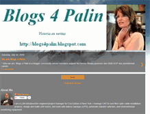 Tablet Screenshot of blogs4palin.blogspot.com