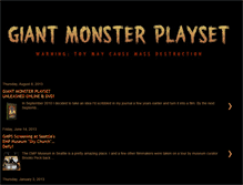 Tablet Screenshot of giantmonsterplayset.blogspot.com