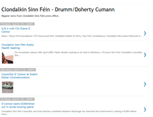 Tablet Screenshot of clondalkinsf.blogspot.com