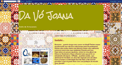 Desktop Screenshot of coisasdavojoana.blogspot.com