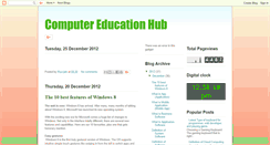 Desktop Screenshot of computereducationhub786.blogspot.com