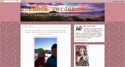 Desktop Screenshot of minverdenjorunn.blogspot.com