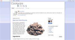 Desktop Screenshot of cookwarebliss.blogspot.com
