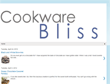 Tablet Screenshot of cookwarebliss.blogspot.com