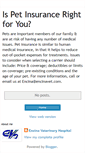 Mobile Screenshot of ispetinsurancerightforyou.blogspot.com