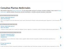 Tablet Screenshot of consultasplantasmedicinales.blogspot.com