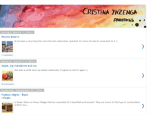 Tablet Screenshot of cristinaynzengapaintings.blogspot.com