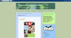 Desktop Screenshot of macodacakeworks.blogspot.com