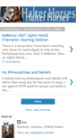 Mobile Screenshot of halterhorses.blogspot.com