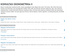 Tablet Screenshot of ekonmetrik.blogspot.com