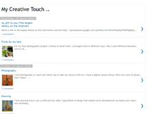 Tablet Screenshot of my-creative-touch.blogspot.com
