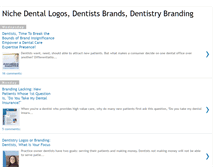 Tablet Screenshot of niche-dental-logos-dentists-branding.blogspot.com