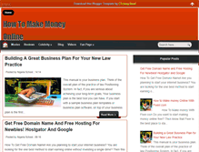 Tablet Screenshot of moneyhomeblog.blogspot.com