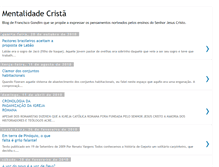 Tablet Screenshot of mentalidadecrista.blogspot.com