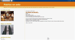 Desktop Screenshot of patriceensolo.blogspot.com