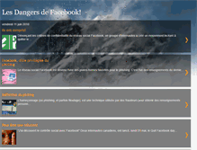Tablet Screenshot of lesdangersdefacebook.blogspot.com