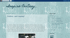 Desktop Screenshot of inspirefantasy.blogspot.com