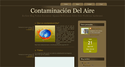 Desktop Screenshot of contaminaciondelairewili.blogspot.com