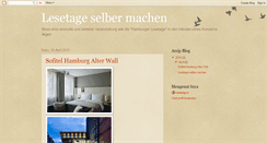 Desktop Screenshot of lesetage-selber-machen.blogspot.com