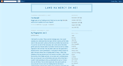 Desktop Screenshot of lawdhamercyonme.blogspot.com