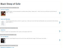 Tablet Screenshot of blacksheepofexile.blogspot.com