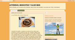 Desktop Screenshot of leyendasmascotasyalgomas.blogspot.com