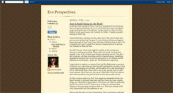 Desktop Screenshot of eve-perspectives.blogspot.com