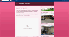 Desktop Screenshot of cabinas-oriuma.blogspot.com