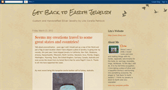 Desktop Screenshot of lita-getbacktoearthjewelry.blogspot.com