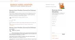 Desktop Screenshot of buenos-aires-weather.blogspot.com