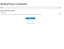 Tablet Screenshot of beldingprojectgraduation.blogspot.com
