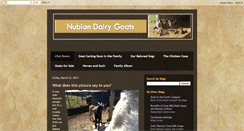 Desktop Screenshot of nubiandairygoats.blogspot.com