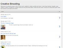 Tablet Screenshot of creativebrooding.blogspot.com