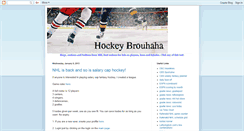 Desktop Screenshot of hockeybrouhaha.blogspot.com