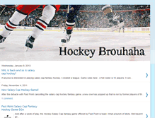 Tablet Screenshot of hockeybrouhaha.blogspot.com