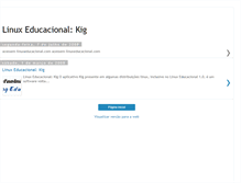 Tablet Screenshot of linuxeducacional-kig.blogspot.com