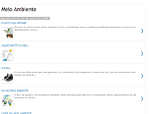 Tablet Screenshot of meioambientecida.blogspot.com