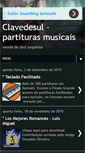 Mobile Screenshot of clavedesul-partiturasmusicais.blogspot.com