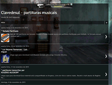 Tablet Screenshot of clavedesul-partiturasmusicais.blogspot.com