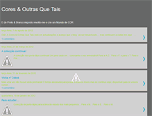 Tablet Screenshot of coreseoutrasquetais.blogspot.com