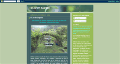 Desktop Screenshot of eljardinsagrado.blogspot.com