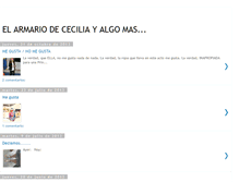 Tablet Screenshot of elarmariodececilia.blogspot.com