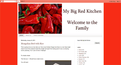 Desktop Screenshot of mybigredkitchen.blogspot.com