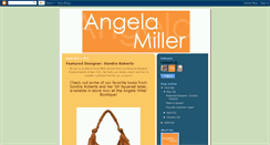 Desktop Screenshot of angelamillerboutique.blogspot.com