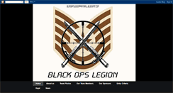 Desktop Screenshot of blackopslegionpaintball.blogspot.com