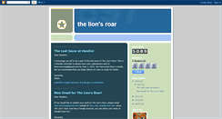 Desktop Screenshot of lionsroarmag.blogspot.com